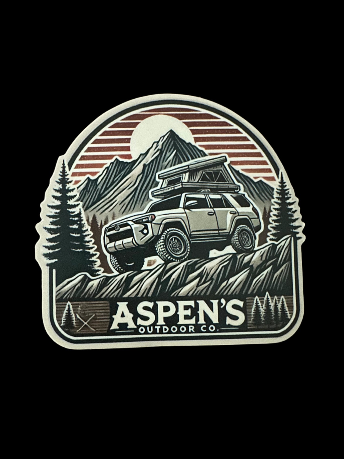 Aspen's Outdoor Co 4runner Sticker