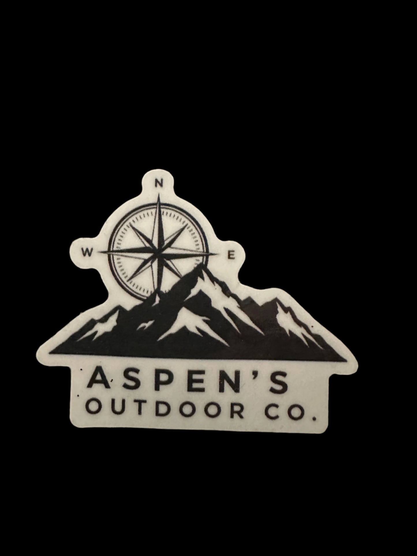 Aspen's Outdoor Co. 2x2 Gossy Sticker