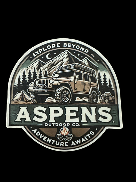 Adveture Awaits Sticker